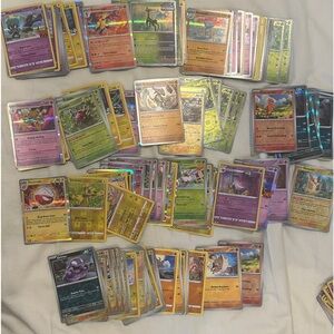Pokemon Mix Set Bulk of 50 Cards Of Common/ Uncommon/ Reverse Holo And Rare Holo